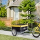 image 2 of New Bicycle Bike Cargo Wagon Trailer Cart Carrier Shopping Yellow and Black