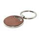 image 3 of MidOcean Lircle Round Keyring - Brown - One Size