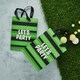 image 3 of Striped 'Lets Party' Party Bags - Pack of 5