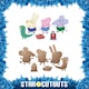 image 2 of George Pig| Edward Elephant & Richard Rabbit Wall Art Cardboard Cutout Signs - Pack of 6