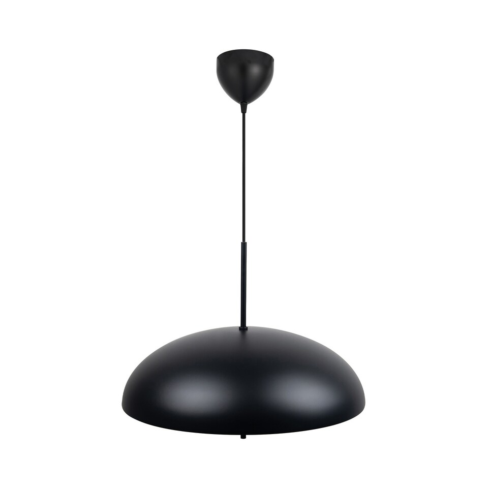 image 1 of Nordlux Versale Indoor Pendant Light Black Metal E27 Diffused - Mains Powered, IP20