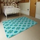 image 3 of Green cool boho chic summer (Rug) Green | Medium: 80x150cm