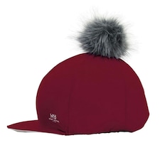 Hy Sport Active Pom Pom Hat Silk - Vivid Merlot - One Size | Red | One Size