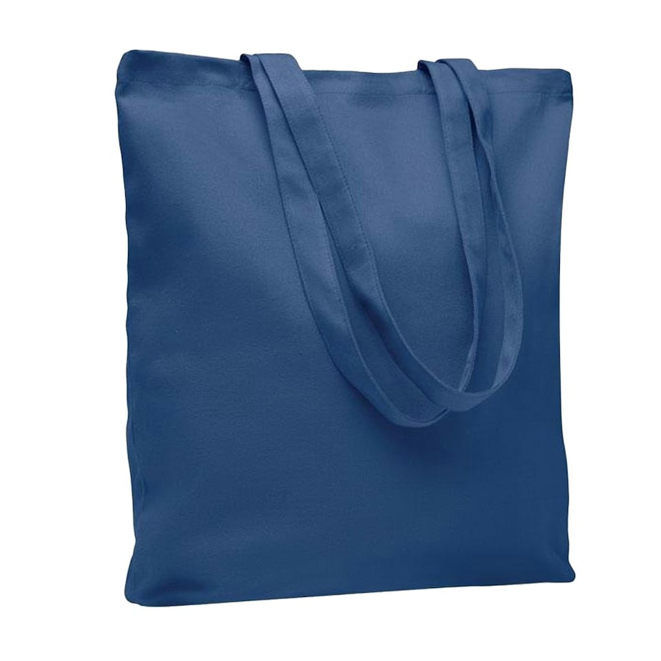 image 1 of MidOcean Rassa Canvas Shopper Bag - Blue - One Size Blue