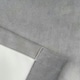 image 4 of Oxford Grey Velvet Curtains 66 x 72 inch (168 x 183 cm) 100% Blackout Pencil Pleat Thermal Noise Reducing Curtains for Bedroom and Living Room
