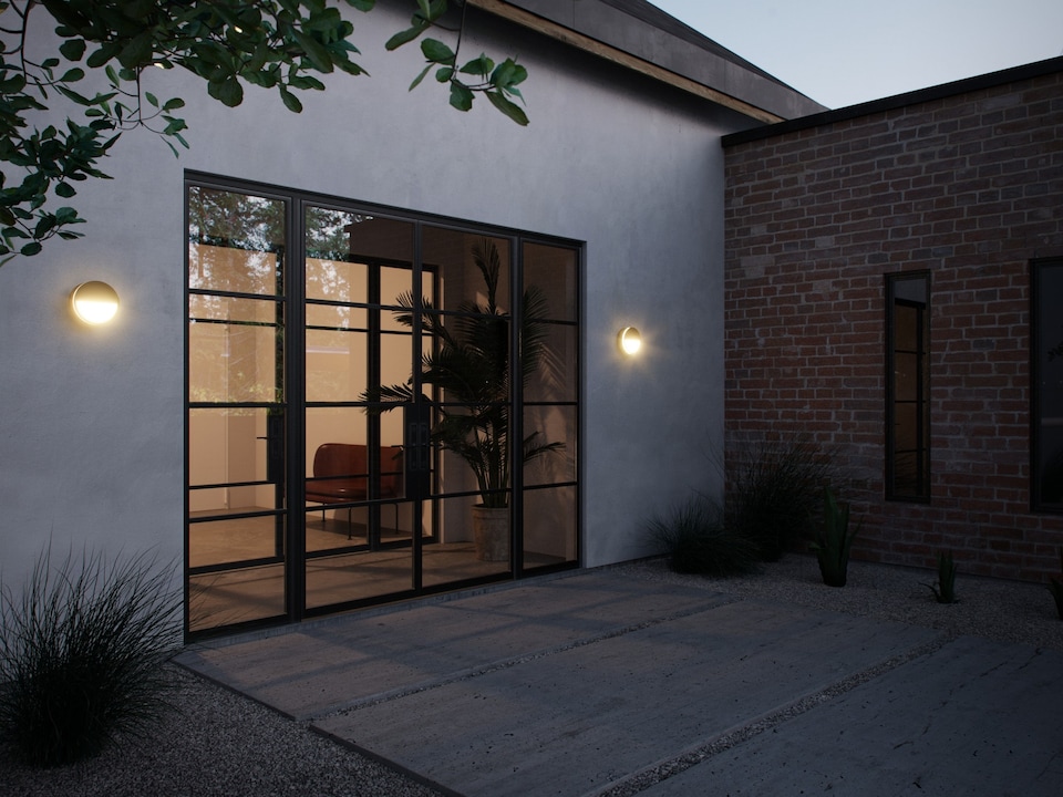 image 1 of Nordlux Avasmart Outdoor Ceiling Light Black Aluminium Intergrated LED  Smart - Mains Powered, IP54