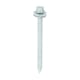 image 1 of Timco - Metal Construction Thin Sheet Metal to Timber Screws - Hex - EPDM Washer - Slash Point - Exterior - Silver Organic (Size 6.3 x 80 - 100 Pieces)