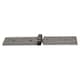 image 4 of 2 Pack Long Weld-on Butt Hinge Heavy Duty with Bushes 240x50mm Industrial Silver