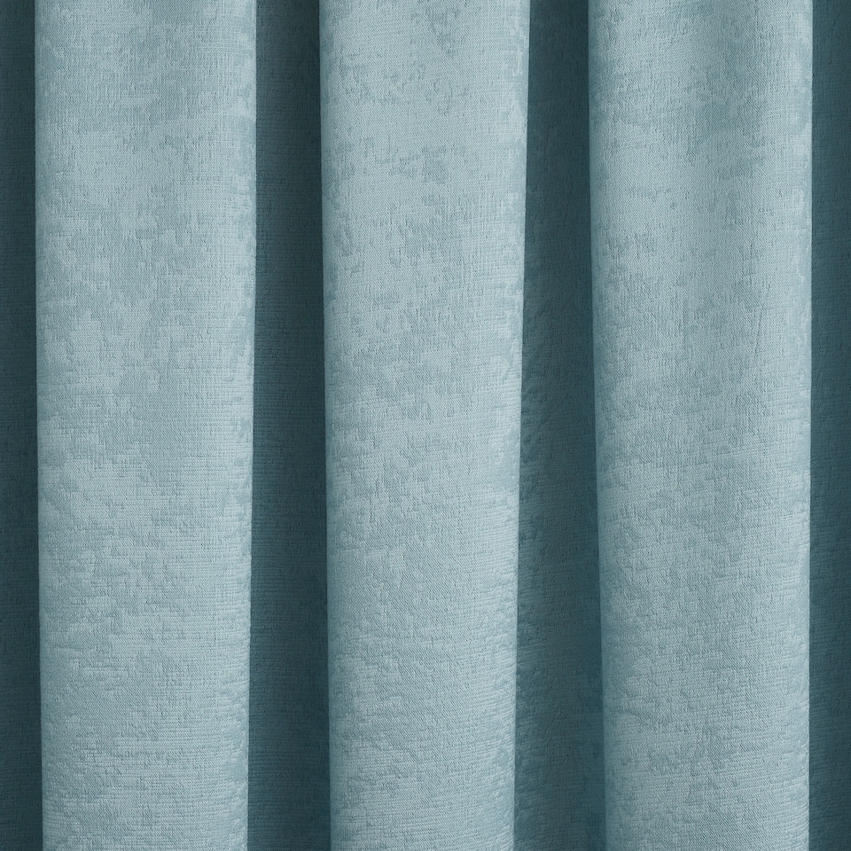 image 1 of Fusion Galaxy Pencil Pleat Curtains Duck Egg