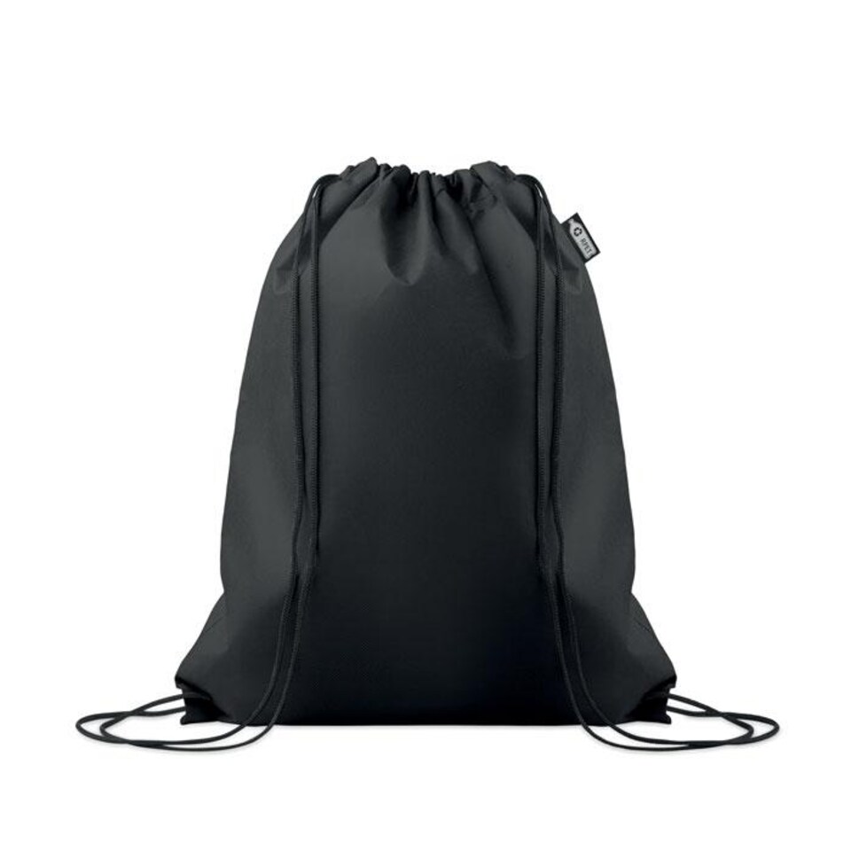 image 1 of MidOcean Daffy Non-Woven Drawstring Bag | Black | Black | One Size | 1