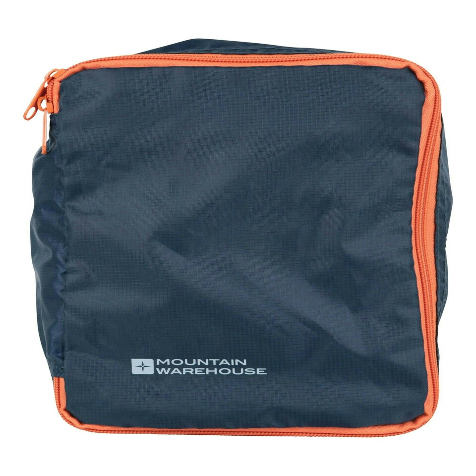 image 1 of Mountain Warehouse Packing Cube Laundry Bag Compact Luggage Organiser Set of 4 Blue | Navy | One Size