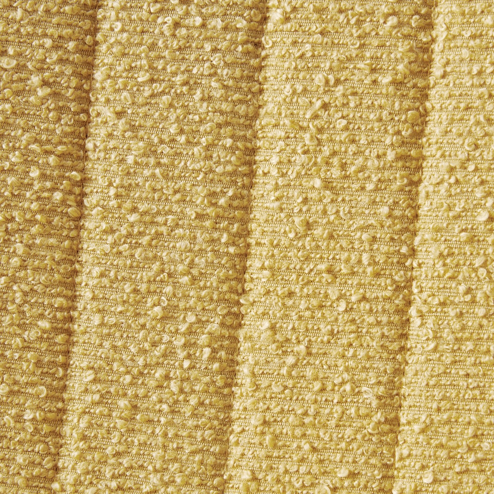image 1 of Set of 2 Teddy Faux Fur Stitched Design Dining Chairs Yellow Bella by MCC