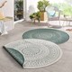 image 3 of The Rugs Porto Reversible Indoor Outdoor Rug Flatweave Polypropylene Design