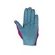 image 2 of Hy Childrens/Kids Thelwell Collection Riding Gloves - Imperial Purple/Pacific Blue - M