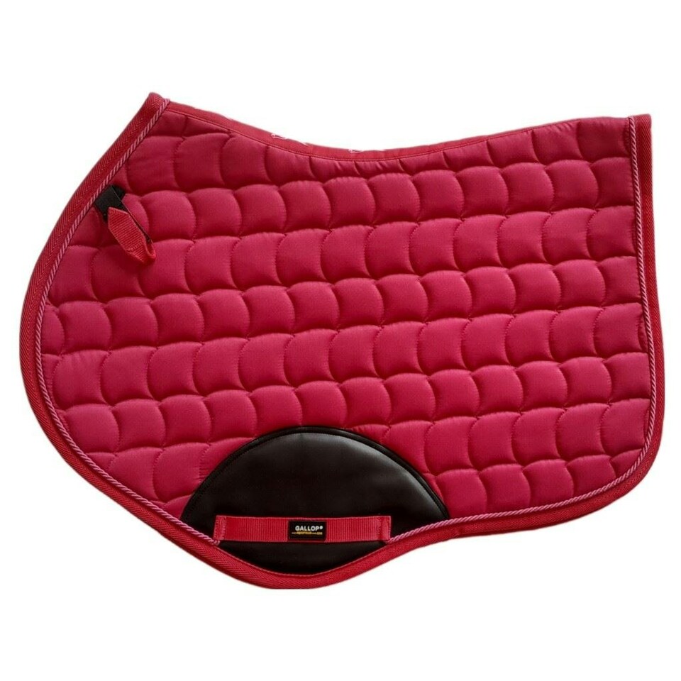 image 1 of Gallop Equestrian Quilted Close Contact GP Pad White | Size: Full
Colour: White