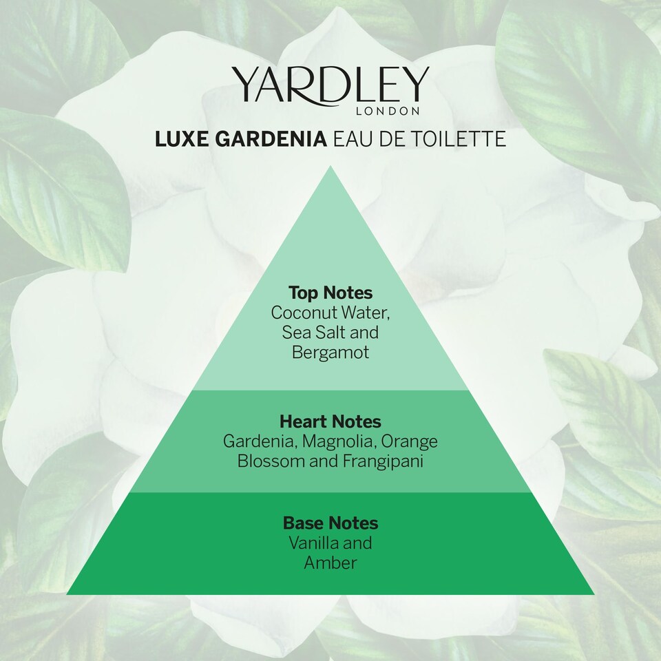 image 1 of Yardley Luxe Gardenia 50ml EDT Spray