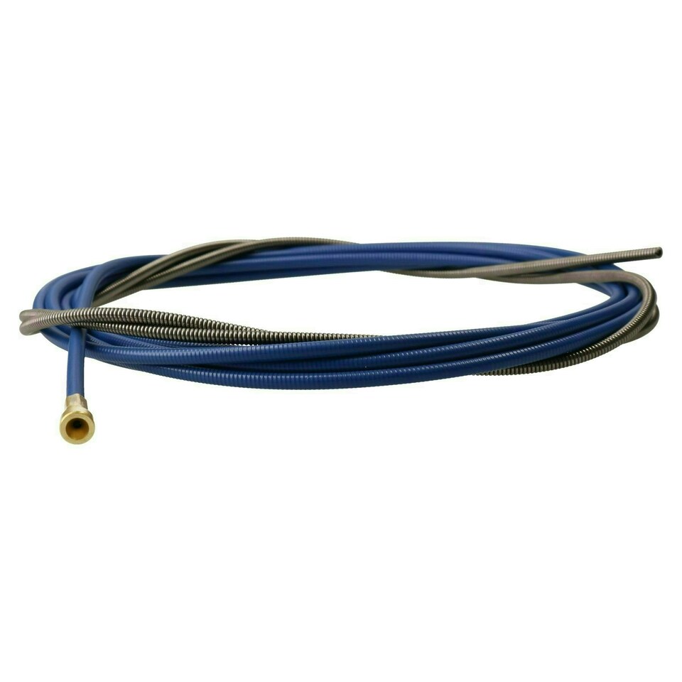 image 1 of P.C. Liner Wire 0.6 - 0.9mm x 4M Welding Blue Steel Plastic Coated MIG Torch