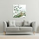 image 2 of Green & Gold Marble (Canvas Print) 114 x 114 x 4cm
