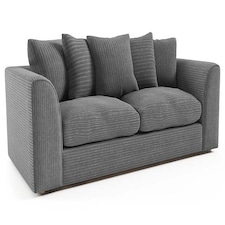 CHICAGO JUMBO CORD SOFA 3 SEATER GREY