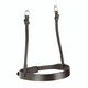 image 1 of Velociti Hunter Leather Horse Cavesson Noseband - Havana - Pony