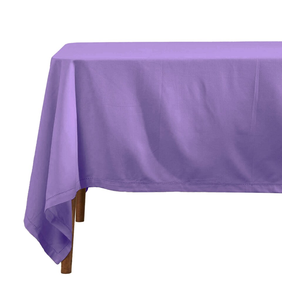image 1 of Homescapes Purple Tablecloth - 178 x 300 cm Purple