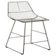 image 2 of Interioirs by Premier Bronze Metal Wire Bar Chair, Sturdy Metal Chair for Bar, Breakfast Wire Chair for Home