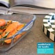 image 4 of Argon Tableware Square Glass Oven Dishes - 24cm x 21cm - Pack of 2 Clear