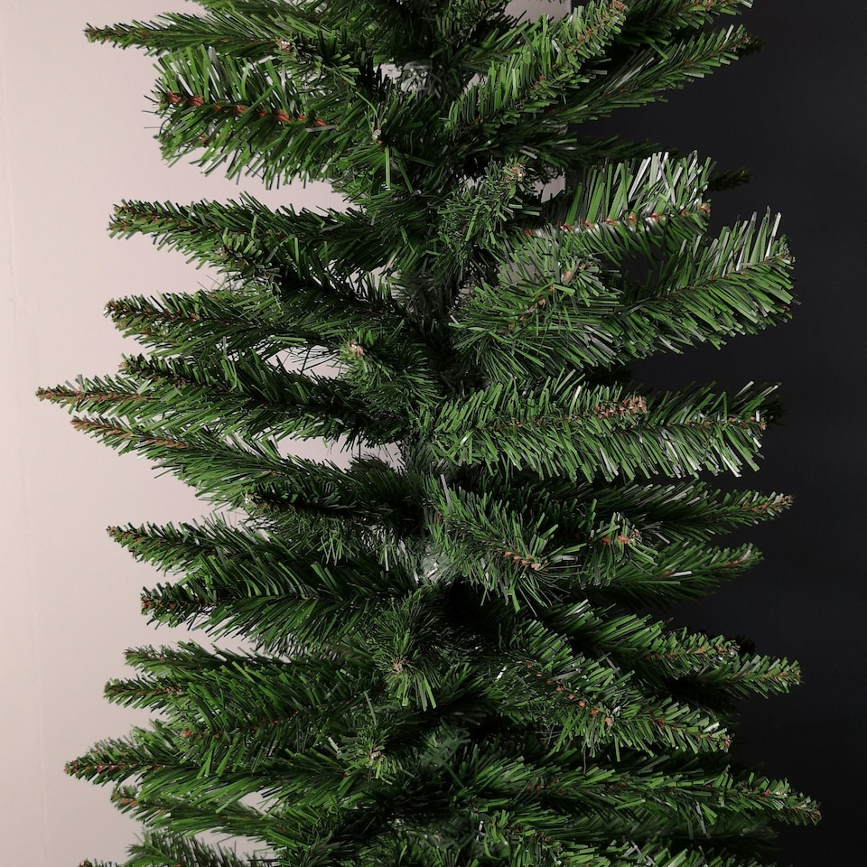 image 1 of 6ft (1.8m) Pencil Style Slim Artificial Christmas Tree in Green