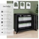 image 2 of Filing Cabinet - 3 shelves, height-adjustable, lockable, 90 x 40 x 90 cm | Black | black | 90 x 40 x 90 cm | 1