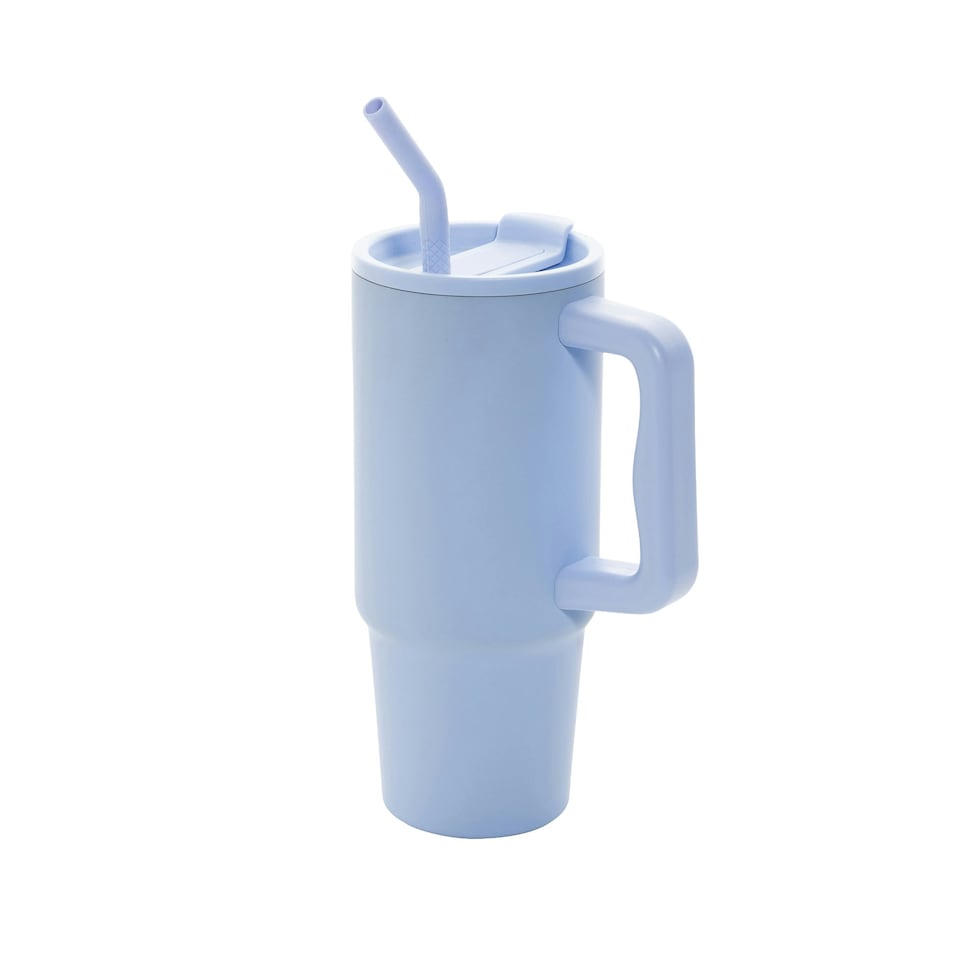 image 1 of XD Collection Embrace Deluxe Recycled Stainless Steel 900ml Tumbler - Light Blue - One Size