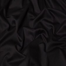 Minerva Core Range Black 100% Cotton Twill Fabric for Dressmaking, 146cm / 57" Wide - per metre