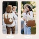 image 4 of LOVEVOOK Diaper Bag Backpack,Diaper Tote Bag with Insulated Pockets,Baby Bag for Girl Boy with Changing Pad,Large Baby Nappy Bag with Pacifier Case,Anti-Theft Travel Backpack for Women