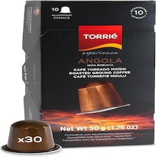 Angola Aluminium Nespresso ® Compatible Coffee Capsules (30 Pods)