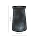 image 7 of Kew Handthrown Vase Basalt Black