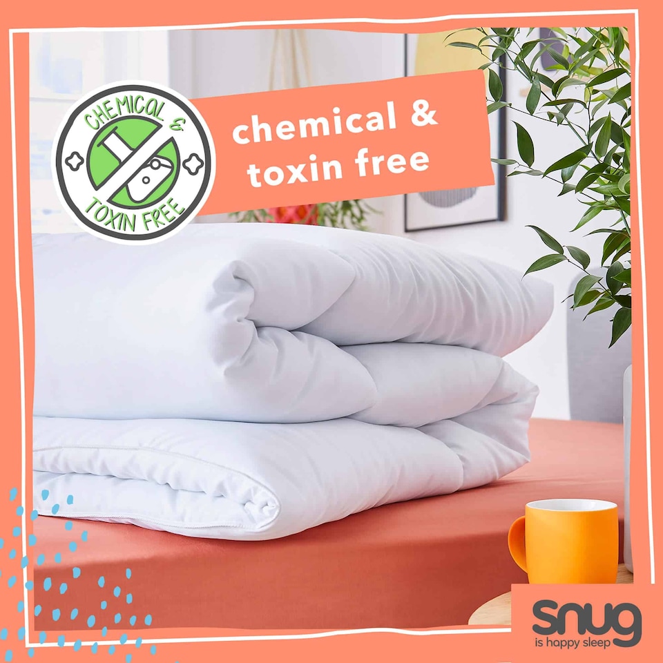 image 1 of Snug Snuggle Up 13.5 Tog Duvet | White | Single
