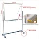 image 2 of Double Side Movable Magnetic Whiteboard with Frame 90 x 120cm