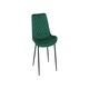 image 2 of Amelia Velvet Comfort Dining Chairs - Set of 2 | Green