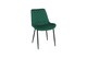 image 2 of Amelia Velvet Comfort Dining Chairs - Set of 2 | Green