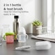 image 2 of 2 In 1 Bottle And Teat Brush With Soft Nylon Bristles And Non Slip Handle