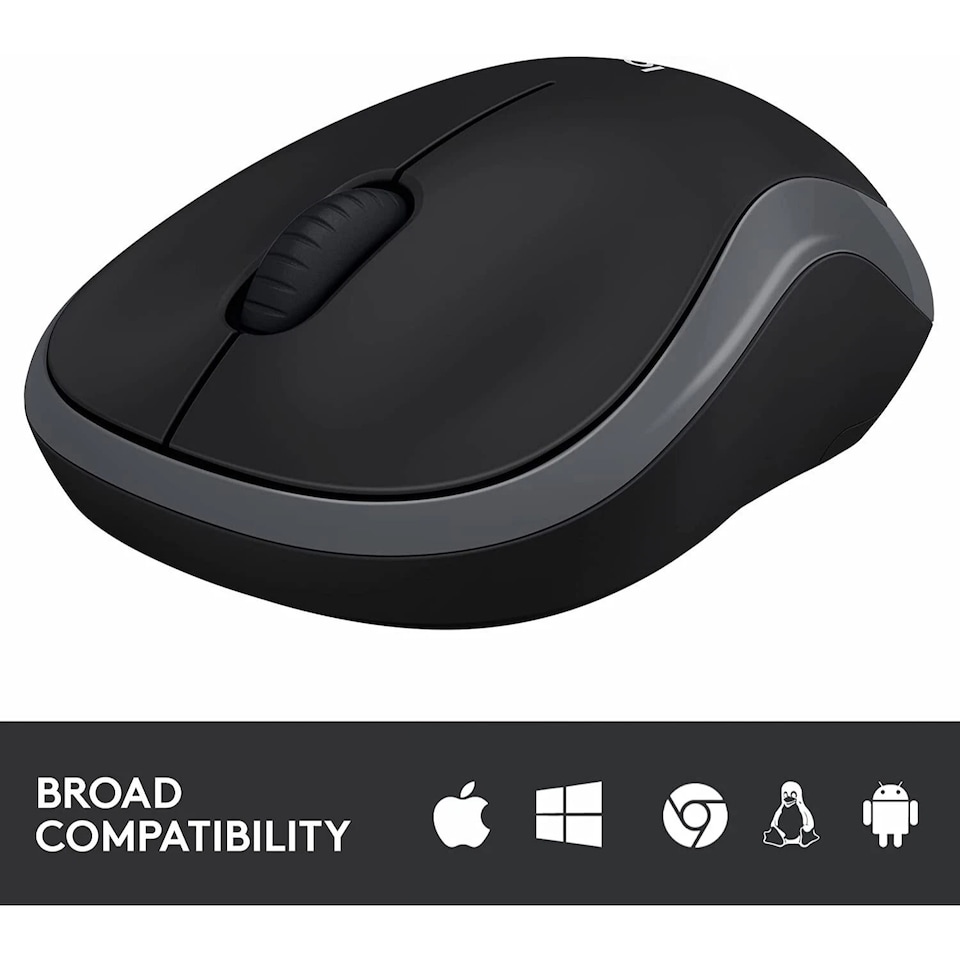 image 1 of Logitech M185 Wireless Mouse Gray