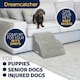 image 4 of Dreamcatcher 2 Step Dog Stairs for Bed 55x40x30cm, High Density Foam Ramp | Grey | Grey | 2 | 1