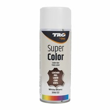 TRG Super Colour Aerosol Paint - Leather and Vinyl Recolouring 400ml | White | White