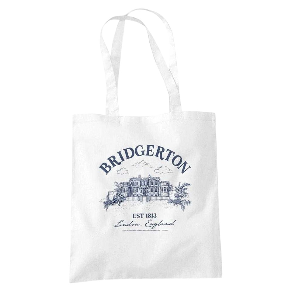 image 1 of Bridgerton Home Tote Bag | White | White | 1