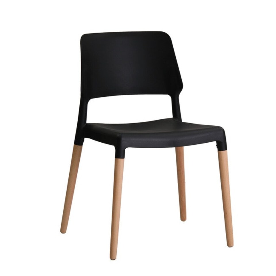 Rovert Chair Black (Pack Of 2) Black