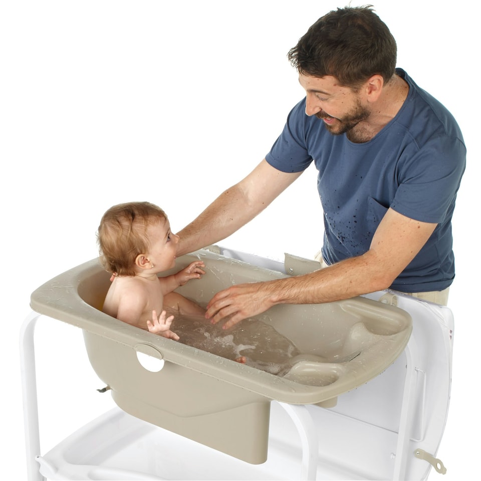 image 1 of Jane Flip Baby Bath Changing Unit, Iris
