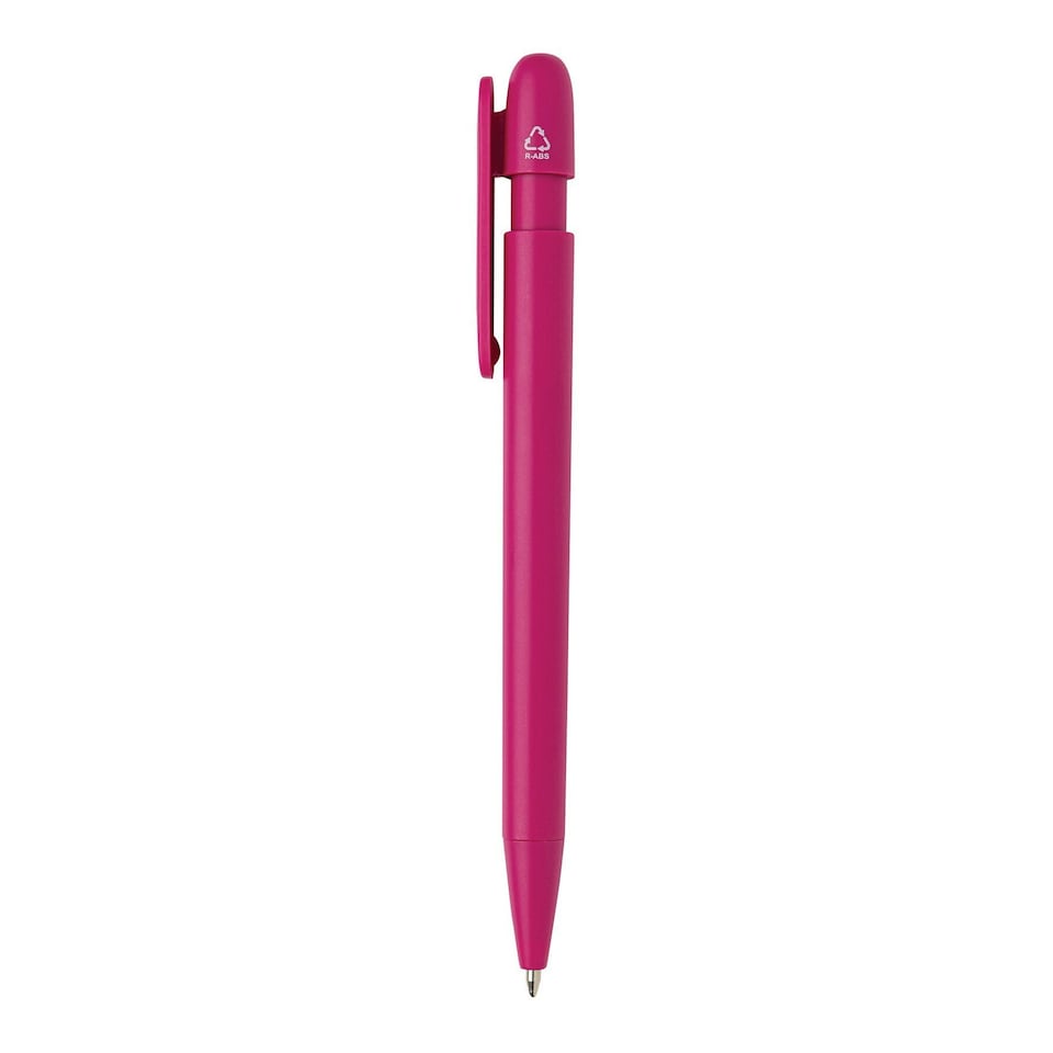 image 1 of XD Collection Devin Recycled Pen - Pink - 14cm x 1.1cm