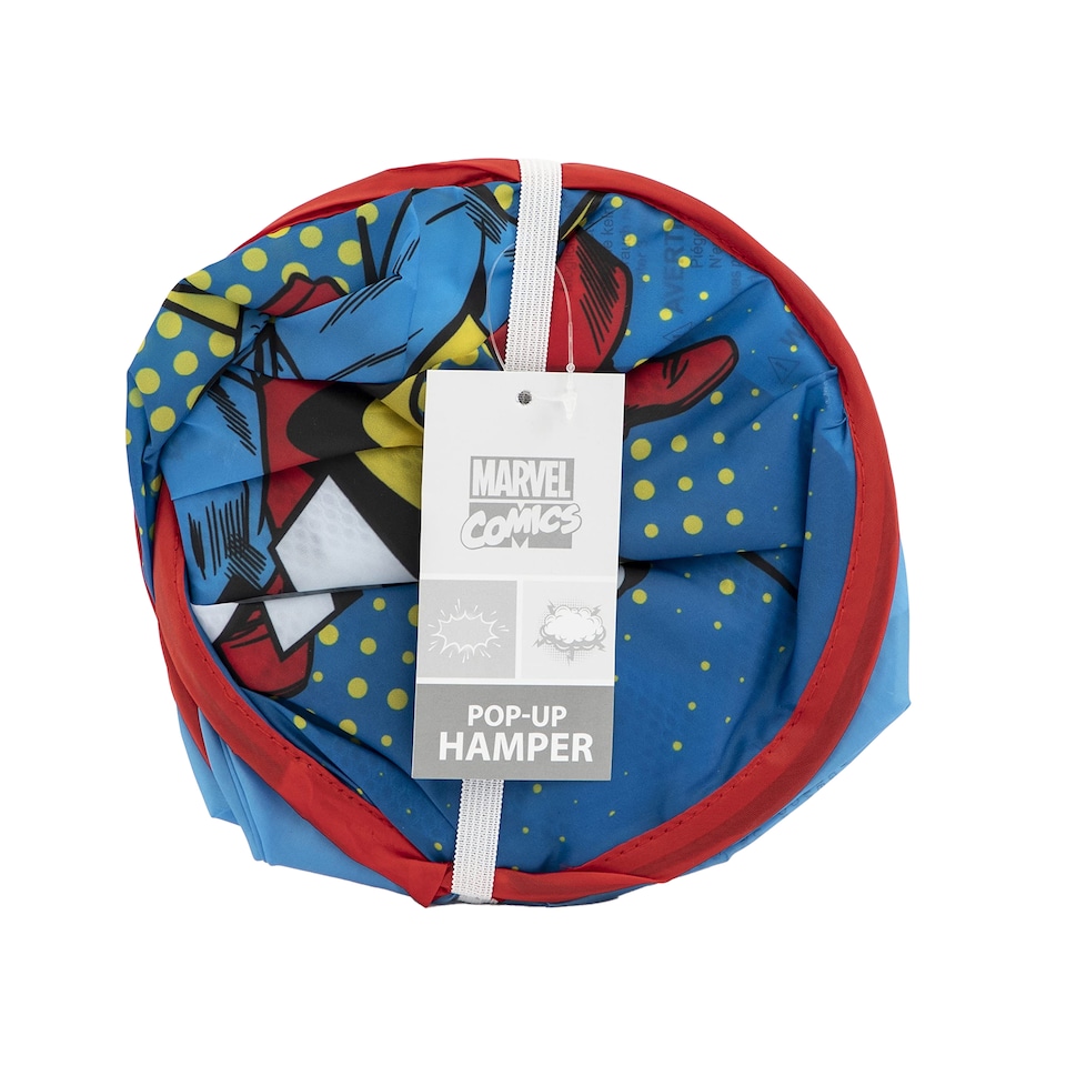 image 1 of Marvel Avengers Printed 80L Laundry Bin | Multi | Multicoloured | One Size | 1