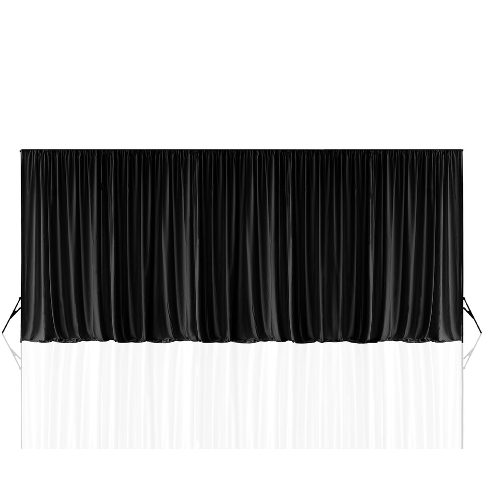 image 1 of Blackout Polyester Photography Backdrop for Studio Photo Shoot - 3x9m