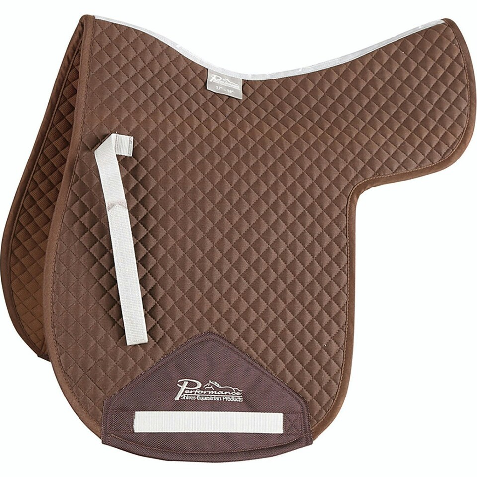 Performance Horse Numnah - Brown - 14in - 14in