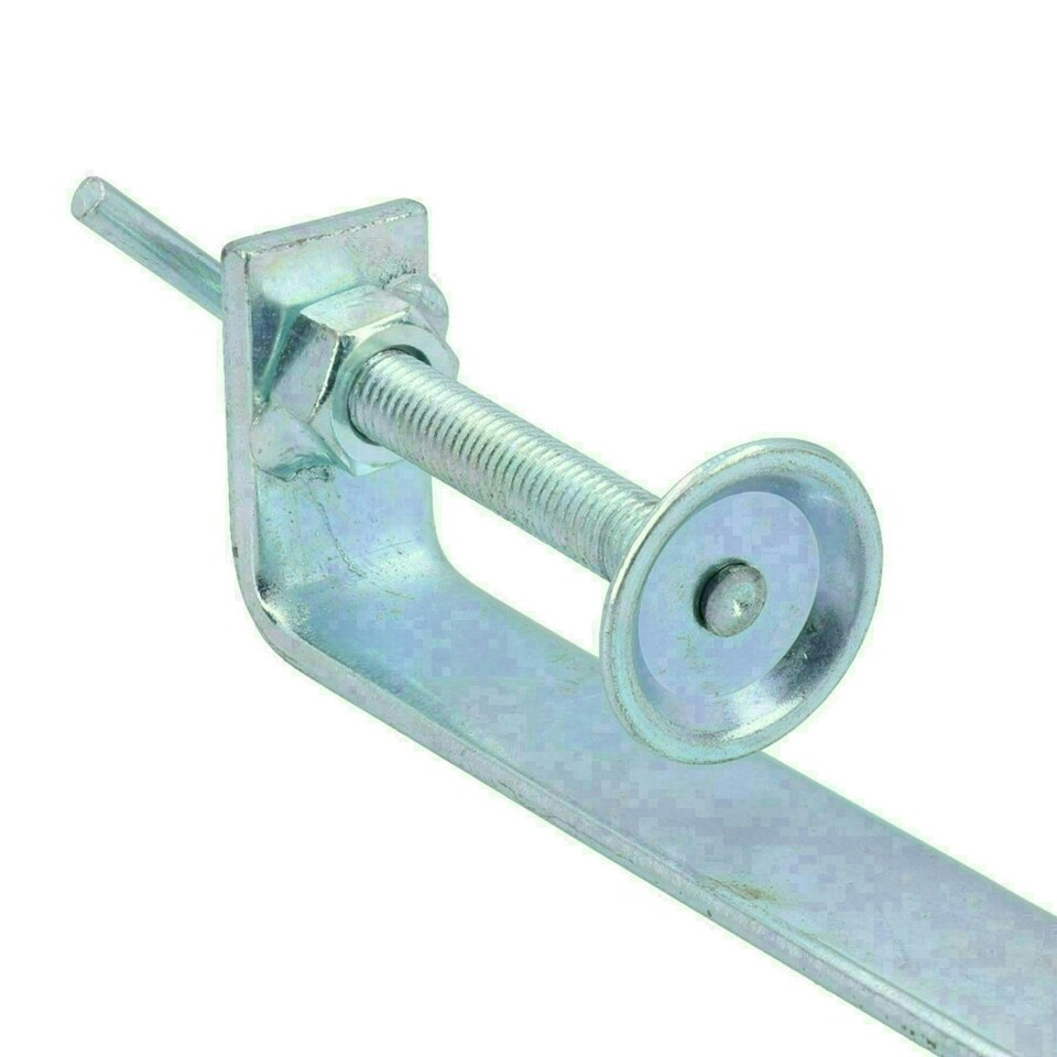 image 1 of 300mm Brick Laying Profile Clamp Holder Fastener Carpentry Internal Wall Clamps 2pk